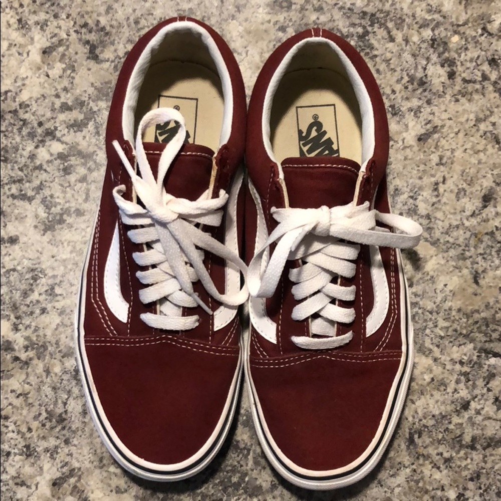 Old Skool Maroon Vans